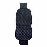 Chevrolet Silverado Leather Breathable Front Seat Cover Pads Black Blue 1Pc