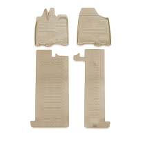 2013-2020 Toyota Sienna 7 Seats Floor Mats Liners Full Set All Weather Beige