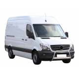 2014-2018 Mercedes Sprinter W906 Bull Bar Push Front Bumper Grille Silver