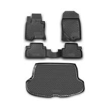 2008-2013 Infiniti EX35 EX37 Floor Mats & Cargo Liner Full Set All Weather Black