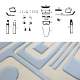2015-2022 RAM ProMaster City Aluminium Look Dashboard Console Trim Kit 28x