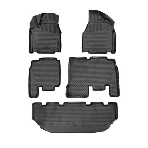 2017-2024 Chrysler Pacifica Floor Mats Liners Full Set All Weather Black
