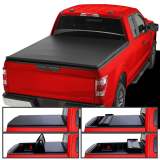 2015-2021 Ford F-20150 Super Crew Cab 6'6 Bed Soft Quad-Fold Tonneau Cover
