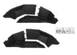 RIVAL Aluminum Rear Inner Fender Liners 2018-2025 Jeep Wrangler JL except Diesel and 392