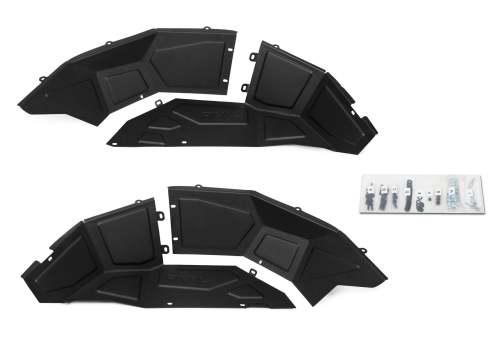 RIVAL Aluminum Rear Inner Fender Liners 2018-2025 Jeep Wrangler JL except Diesel and 392