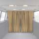 RAM ProMaster Cabin Divider Curtains Privacy Curtains Beige 2 Curtains