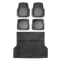 Nissan Pathfinder Semi-Custom fit Floor Mats & Cargo Liner Black 6Pcs