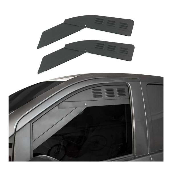 2016-2024 Mercedes Metris Car Ventilation Window Air Vent Aluminium Black 2Pcs