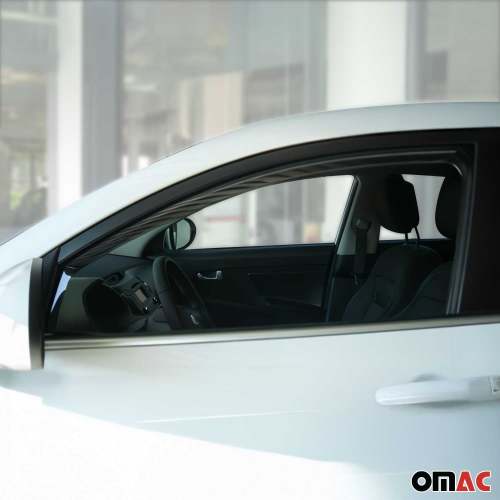 2011-2016 Kia Sportage Window Visor Vent Rain Deflector 2Pcs Smoke