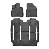 2021-2025 Toyota Sienna Floor Mats Liners Full Set All Weather 7 Seats