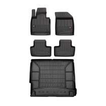 2018-2025 Volvo XC60 Premium Floor Mats & Cargo Liner Full Set All Weather Heavy Duty Black