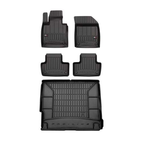 2018-2025 Volvo XC60 Premium Floor Mats & Cargo Liner Full Set All Weather Heavy Duty Black