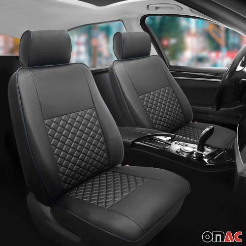 2014-2025 RAM ProMaster Leather Custom fit Car Seat Cover Black
