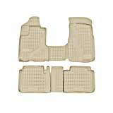 2002-2006 Honda CR-V Floor Mats Liners Full Set All Weather Beige