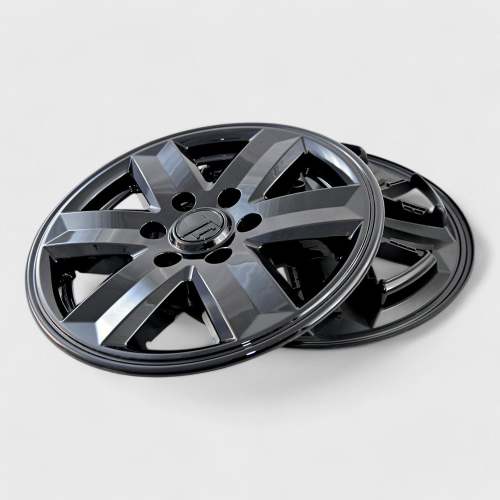 2021-2023 Ford F-150 Wheel Cover Hubcaps Set Gloss Black 8Pcs ABS Plastic