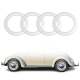 Portawalls White Wall Tire Insert 13 Rims Sidewall Set 4x