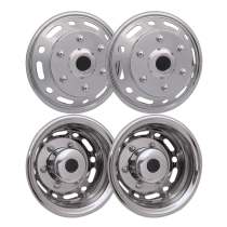 RAM ProMaster City 16 Dual Wheel Simulator Hubcaps Chrome Silver Gloss