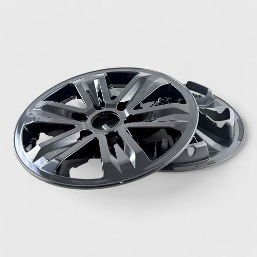 2015-2020 Ford F-150 Wheel Cover Hubcaps Set Gloss Black 8Pcs ABS Plastic