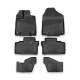 2016-2022 Honda Pilot Floor Mats Liners Full Set All Weather 7 Seats Black