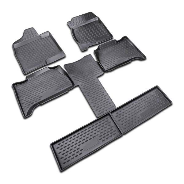 2021-2025 GMC Yukon Floor Mats Liners Full Set All Weather Black