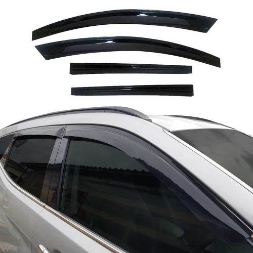 2017-2022 Kia Sportage Window Visor Vent Rain Deflector 4Pcs Smoke