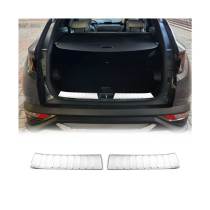 2022-2025 Hyundai Tucson OMAC Trunk Sill Cover Silver Stainless Steel