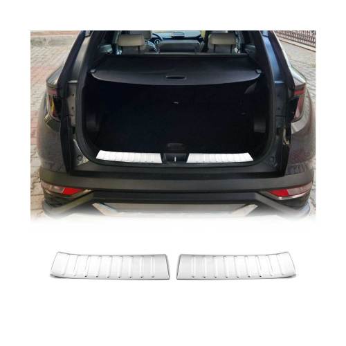 2022-2025 Hyundai Tucson OMAC Trunk Sill Cover Silver Stainless Steel