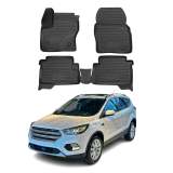 2013-2019 Ford Escape Floor Mats Liners Full Set All Weather Black