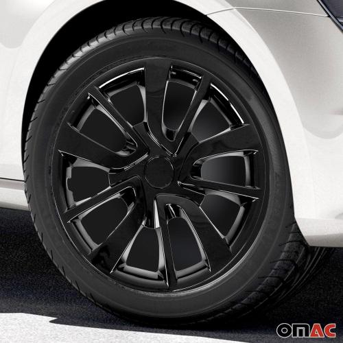 Texas Hub Caps Wheel Cover 15 Black Full Set 4 pcs.