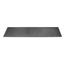 39.37x 9.44 Trimmable Black ABS Plastic Honeycomb Mesh Grill Spoiler Bumper