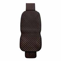 Volvo Leather Breathable Front Seat Cover Pads Black Red 1Pc