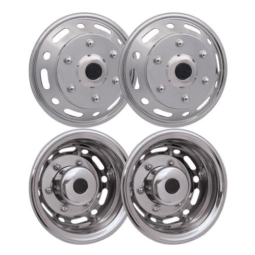 Chevrolet Express 16 Dual Wheel Simulator Hubcaps Steel Front & Rear