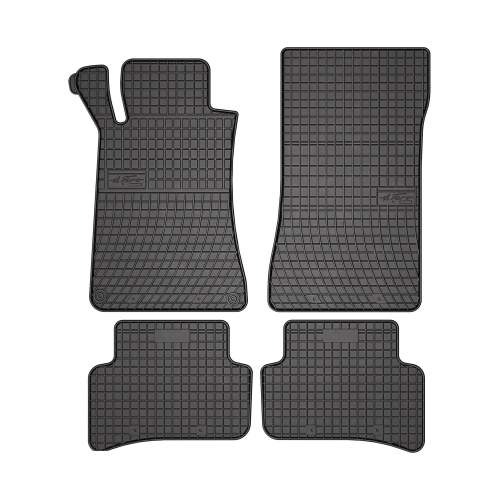 2001-2009 Mercedes C Class W203 Floor Mats Liners Full Set All Weather Rubber Black