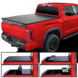 2022-2024 Toyota Tundra 6'6 Truck Bed Soft Quad-Fold Tonneau Cover
