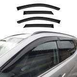 2013-2018 Hyundai Santa Fe Window Visor Vent Rain Deflector 4Pcs Smoke