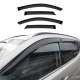 2013-2018 Hyundai Santa Fe Window Visor Vent Rain Deflector 4Pcs Smoke