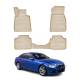 2014-2020 BMW 4 Series F32 F26 Coupe Floor Mats Liners Full Set All Weather Beige