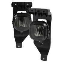 2005-2007 Ford F-250/F-350/Excursion H10 Fog Lights Chrome/Smoke Lens
