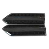 1998-2004 Nissan Frontier Side Door Molding Trim Skirt Garnish Black 2 Pcs