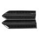 1998-2004 Nissan Frontier Side Door Molding Trim Skirt Garnish Black 2 Pcs