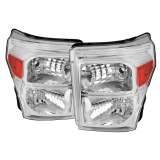 2011-2016 Ford F-250/350/450/550 Super Duty Factory Headlights Amber / Chrome