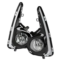2018-2019 Toyota Yaris H16 Fog Lights Kit Chrome Housing/Clear Lens