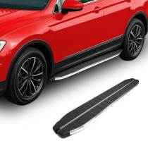 2014-2018 BMW X5 F15-F85 Running Boards Side Steps Silver & Black