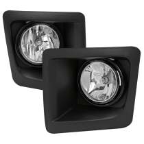 2014-2015 GMC Sierra 1500 H3 Fog Lights Chrome Housing/Clear Lens