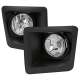 2014-2015 GMC Sierra 1500 H3 Fog Lights Chrome Housing/Clear Lens