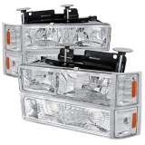 1994-1998 Chevy Silverado/Tahoe/Suburban/C10 Factory Headlights Chrome
