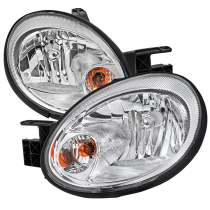2003-2005 Dodge Neon Factory Style Headlights Chrome Housing/Clear Lens