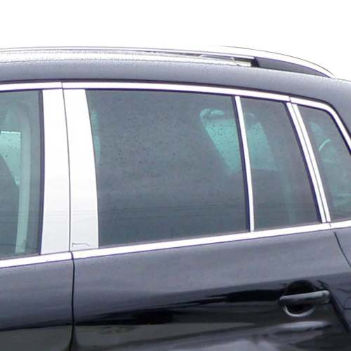 2009-2017 Volkswagen Tiguan Stainless Steel Pillar Trim 10Pc