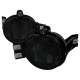 2002-2009 Dodge RAM/Durango 9006 Fog Lights Kit & Switch Chrome/Smoke