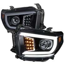 2014-2021 Toyota Tundra LED CBar Projector Headlights LED Signal Lights Smoke